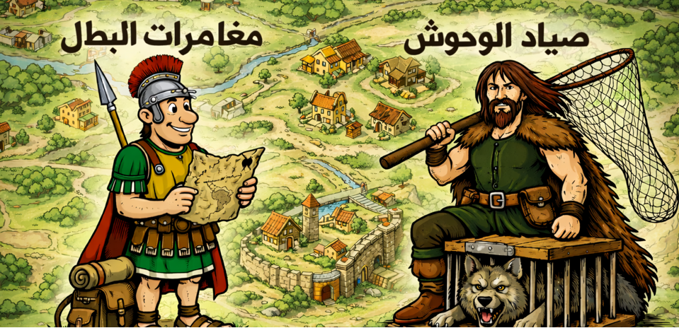 نظام الصياد والبطل في فرسان الرومان: قوة إضافية وميزات جديدة داخل اللعبة